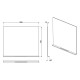 Smeg SMEG HÁTFAL, 90 cm, Classica design cookerekhez KIT90X9-1 Borospohár tartó mosogatógéphez