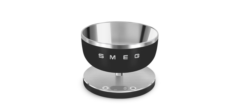 Smeg KSC01 Collezione design digitális konyhai mérleg KSC01BLMWW Konyhai mérleg