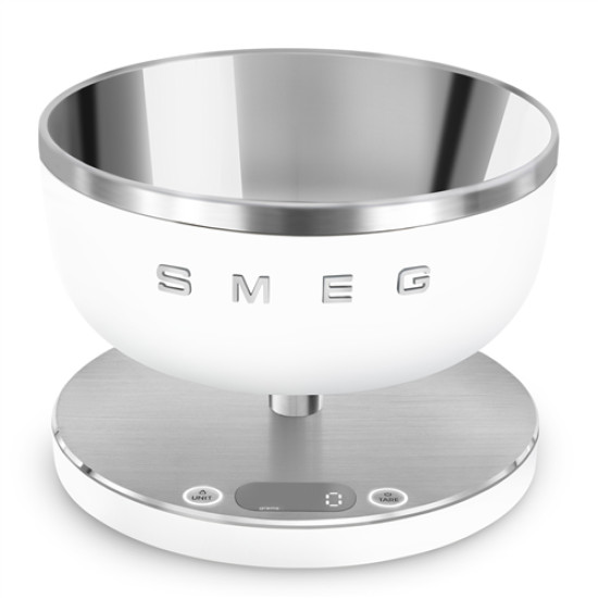 Smeg KSC01 Collezione design digitális konyhai mérleg KSC01WHMWW Konyhai mérleg