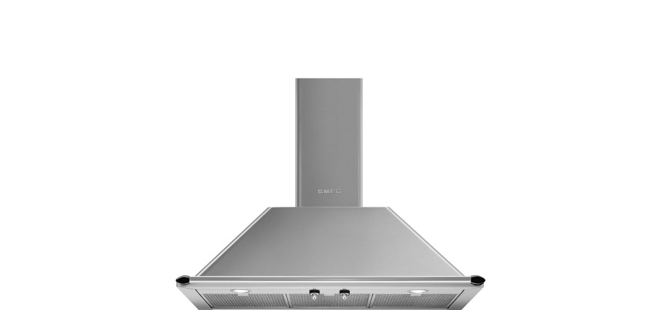 SMEG SMEG KÜRTŐS PÁRAELSZÍVÓ, Victoria design, 90 cm, inox KTR90XE Kürtős páraelszívó SMEG SMEG KÜRTŐS PÁRAELSZÍVÓ, Victoria design, 90 cm, inox KTR90XE Kürtős páraelszívó