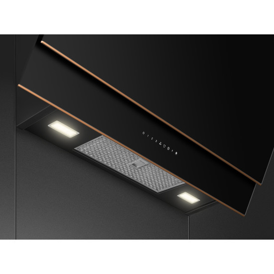 Smeg SMEG DOLCE STIL NOVO design vertikális fali páraelszívó KV694R Kürtős páraelszívó