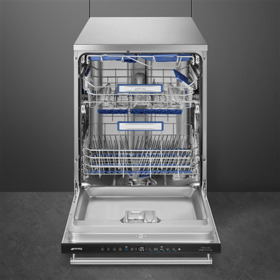 Smeg SMEG SZABADONÁLLÓ MOSOGATÓGÉP LVS345BQSTX 12-16 terítékes mosogatógép