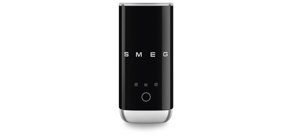 Smeg SMEG KOMPAKT TEJHABOSÍTÓ, retro, fekete MFF02BLEU Tejhabosító