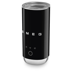 Smeg SMEG KOMPAKT TEJHABOSÍTÓ, retro, fekete MFF02BLEU Tejhabosító