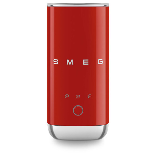 Smeg SMEG KOMPAKT TEJHABOSÍTÓ, retro, piros MFF02RDEU Tejhabosító
