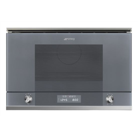 SMEG BEÉPÍTHETŐ MIKROHULLÁMÚ SÜTŐ MP122S1 Állószekrénybe építhető mikrohullámú sütő