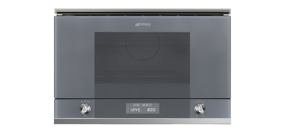 SMEG BEÉPÍTHETŐ MIKROHULLÁMÚ SÜTŐ MP122S1 Állószekrénybe építhető mikrohullámú sütő SMEG BEÉPÍTHETŐ MIKROHULLÁMÚ SÜTŐ MP122S1 Állószekrénybe építhető mikrohullámú sütő