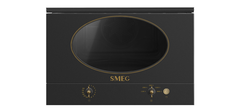 Smeg SMEG BEÉPÍTHETŐ MIKROHULLÁMÚ SÜTŐ MP822NAO Állószekrénybe építhető mikrohullámú sütő