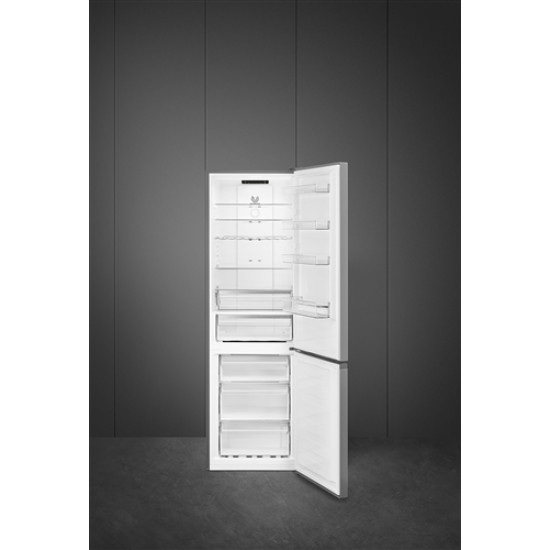 Smeg SMEG SZABADONÁLLÓ HŰTŐ ÉS FAGYASZTÓ, 60x200 cm, inox RC20XNE Egyajtós hűtőszekrény