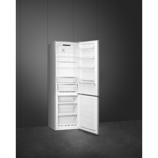 Smeg SMEG SZABADONÁLLÓ HŰTŐ ÉS FAGYASZTÓ, 60x200 cm, inox RC20XNE1 Egyajtós hűtőszekrény