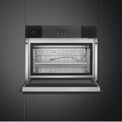 Smeg SMEG SOKKOLÓ HŰTŐ, Linea design, 45 cm, TFT, mélyfekete üveg SBC4104B3 Egyajtós hűtőszekrény
