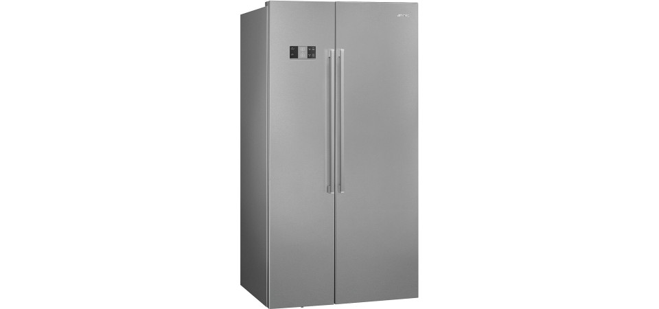 Smeg SMEG SIDE-BY-SIDE HŰTŐ ÉS FAGYASZTÓ, 91X179 cm, inox SBS63XDE Egyajtós hűtőszekrény