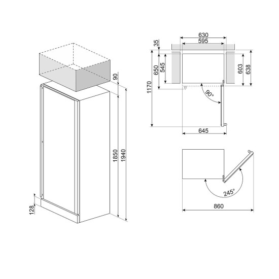 Smeg SMEG SZABADONÁLLÓ BORHŰTŐ SCV115G Egyajtós hűtőszekrény