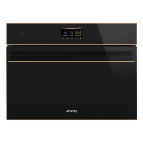 SMEG KOMBINÁLT KOMPAKT GŐZSÜTŐ SF4604WVCPNR Beépíthető kompakt sütő és pároló