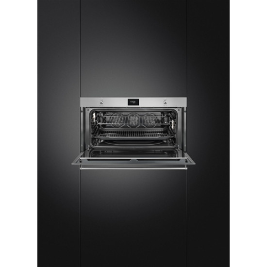 Smeg SMEG PIROLITIKUS HŐLÉGKEVERÉSES XL SÜTŐ SFPR9301TX Beépíthető villany sütő