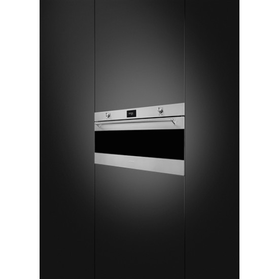 Smeg SMEG PIROLITIKUS HŐLÉGKEVERÉSES XL SÜTŐ SFPR9301TX Beépíthető villany sütő