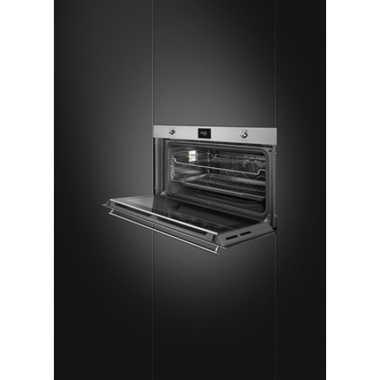 Smeg SMEG PIROLITIKUS HŐLÉGKEVERÉSES XL SÜTŐ SFPR9301TX Beépíthető villany sütő