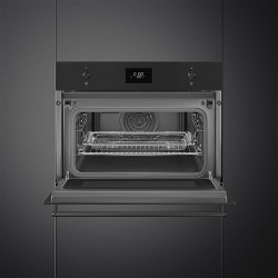 Smeg SMEG KOMPAKT KOMBINÁLT MIKROHULLÁMÚ SÜTŐ SO4301M1N Beépíthető villany sütő