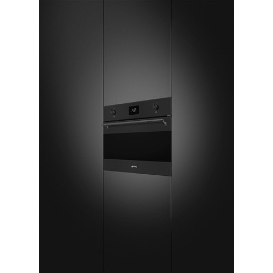 Smeg SMEG KOMPAKT KOMBINÁLT MIKROHULLÁMÚ SÜTŐ SO4301M1N Beépíthető villany sütő