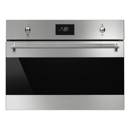 Smeg SMEG KOMPAKT KOMBINÁLT MIKROHULLÁMÚ SÜTŐ SO4301M1X Beépíthető villany sütő