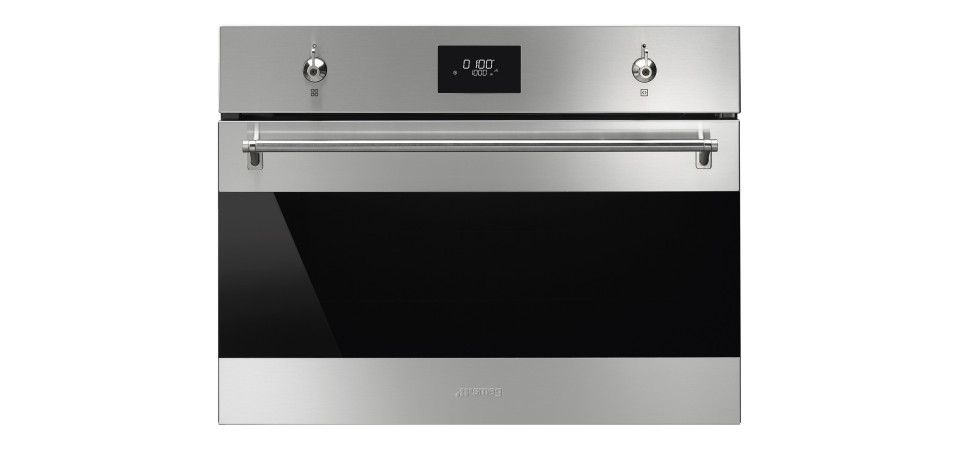Smeg SMEG KOMPAKT KOMBINÁLT MIKROHULLÁMÚ SÜTŐ SO4301M1X Beépíthető villany sütő