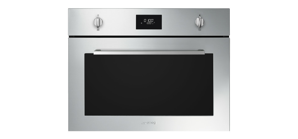 SMEG KOMPAKT KOMBINÁLT MIKROHULLÁMÚ SÜTŐ SO4401M1X Beépíthető villany sütő SMEG KOMPAKT KOMBINÁLT MIKROHULLÁMÚ SÜTŐ SO4401M1X Beépíthető villany sütő