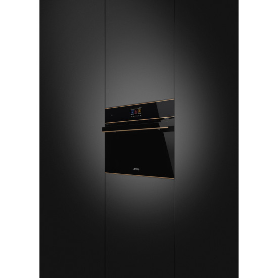 Smeg SMEG KOMPAKT KOMBINÁLT MIKROHULLÁMÚ SÜTŐ SO4604M2PNR Beépíthető villany sütő