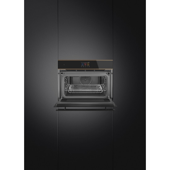 Smeg SMEG KOMPAKT KOMBINÁLT MIKROHULLÁMÚ SÜTŐ SO4604M2PNR Beépíthető villany sütő