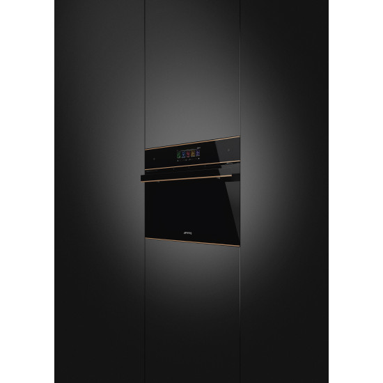 Smeg SMEG KOMPAKT KOMBINÁLT MIKROHULLÁMÚ SÜTŐ SO4606WM2PNR Beépíthető villany sütő