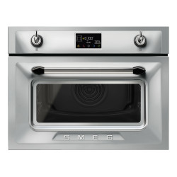 Smeg SMEG KOMPAKT KOMBINÁLT MIKROHULLÁMÚ SÜTŐ SO4902M1X Beépíthető villany sütő