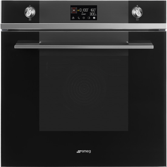 SMEG KOMBINÁLT MIKROHULLÁMÚ SÜTŐ SO6102M2N Beépíthető kompakt sütő és mikró