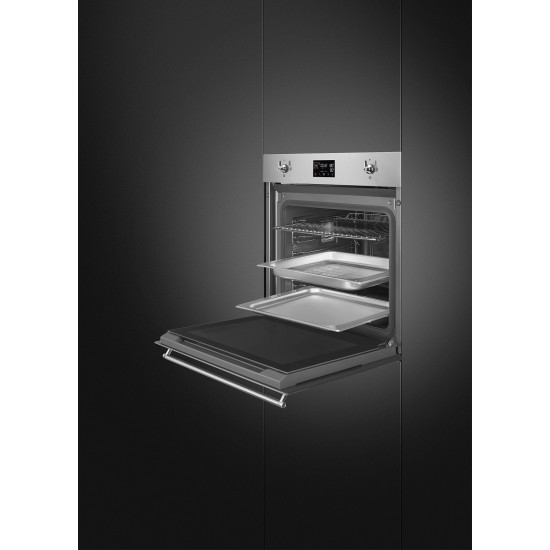 Smeg SMEG KOMBINÁLT GŐZSÜTŐ SO6302S3PX Beépíthető villany sütő