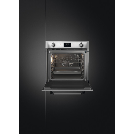 Smeg SMEG PIROLITIKUS HŐLÉGKEVERÉSES SÜTŐ SOP6900TX Beépíthető villany sütő