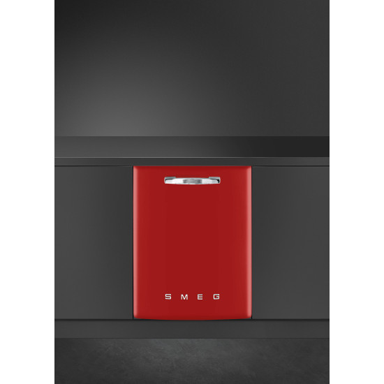 Smeg SMEG STFAB retro beépíthető mosogatógép STFABRD3 Beépíthető 12-15 terítékes mosogatógép