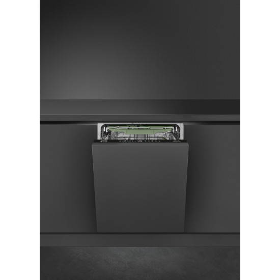 Smeg STL732 teljesen integrált mosogatógép STL7322BL Beépíthető 12-15 terítékes mosogatógép