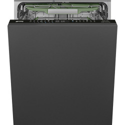 Smeg STL732 teljesen integrált mosogatógép STL7324AQL Beépíthető 12-15 terítékes mosogatógép