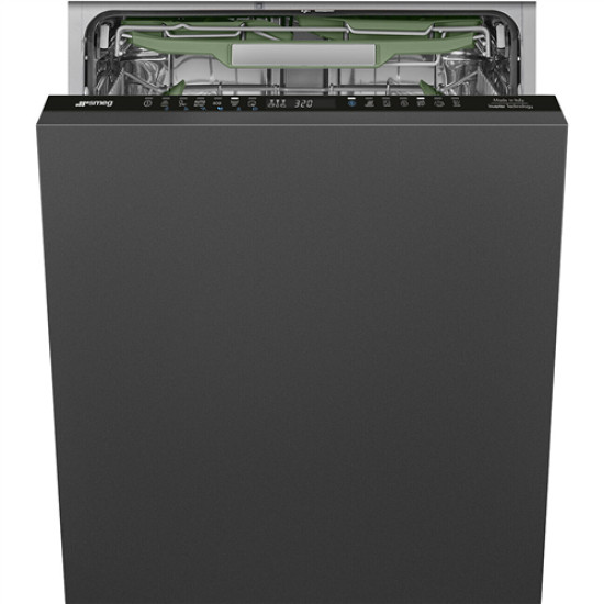 Smeg STL732 teljesen integrált mosogatógép STL7324AQL Beépíthető 12-15 terítékes mosogatógép