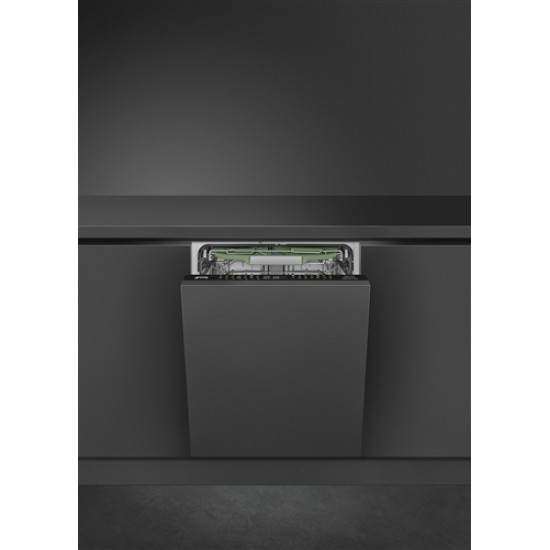 Smeg STL732 teljesen integrált mosogatógép STL7324AQL Beépíthető 12-15 terítékes mosogatógép