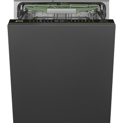 Smeg STL732 teljesen integrált mosogatógép STL7324AQLLW Beépíthető 12-15 terítékes mosogatógép