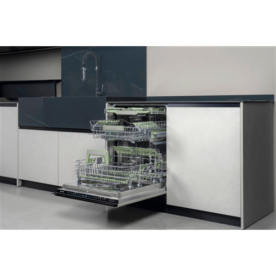 Smeg STL732 teljesen integrált mosogatógép STL7324AQLLW Beépíthető 12-15 terítékes mosogatógép