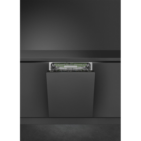 Smeg STL732 teljesen integrált mosogatógép STL7324AQLLW Beépíthető 12-15 terítékes mosogatógép