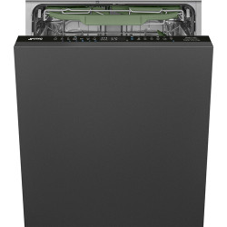 Smeg STL732 teljesen integrált mosogatógép STL7324BLW Beépíthető 12-15 terítékes mosogatógép