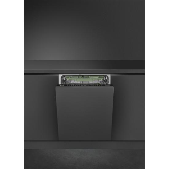Smeg STL732 teljesen integrált mosogatógép STL7324BLW Beépíthető 12-15 terítékes mosogatógép