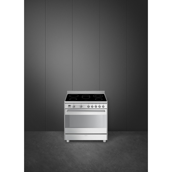 SMEG SZABADONÁLLÓ TŰZHELY SUK91CMX9 Kombinált tűzhely