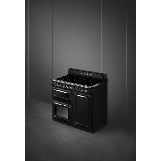 Smeg SMEG SZABADONÁLLÓ TŰZHELY TR103IBL2 Vasmagos tűzhely