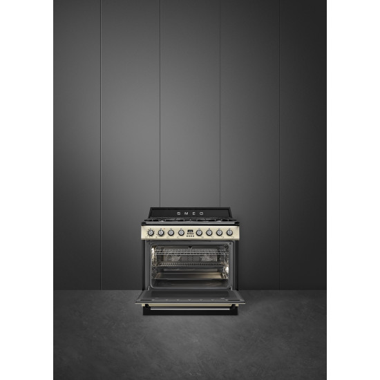 Smeg SMEG SZABADONÁLLÓ TŰZHELY TR90GMP Vasmagos tűzhely