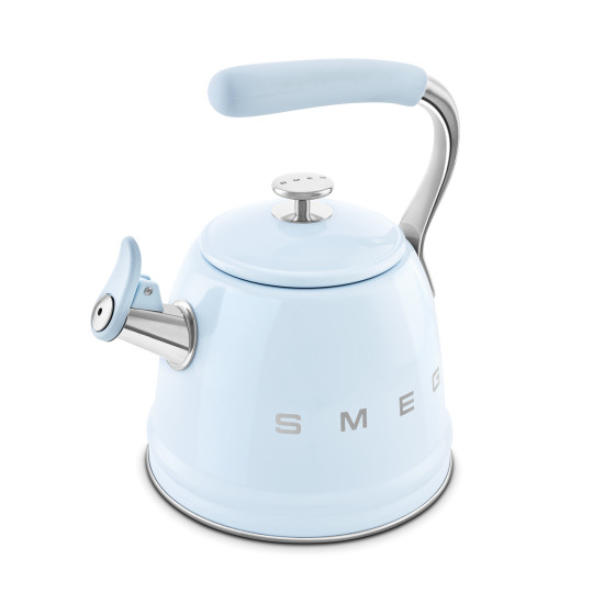 Smeg SMEG VÍZFORRALÓ TEÁSKANNA, retro, síppal, világoskék WKF01PB Vízforraló