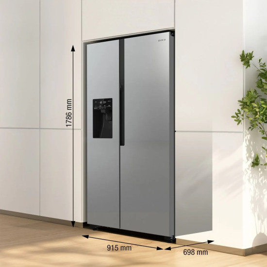 Gorenje NRR9185ESXL Side by Side hűtőszekrény