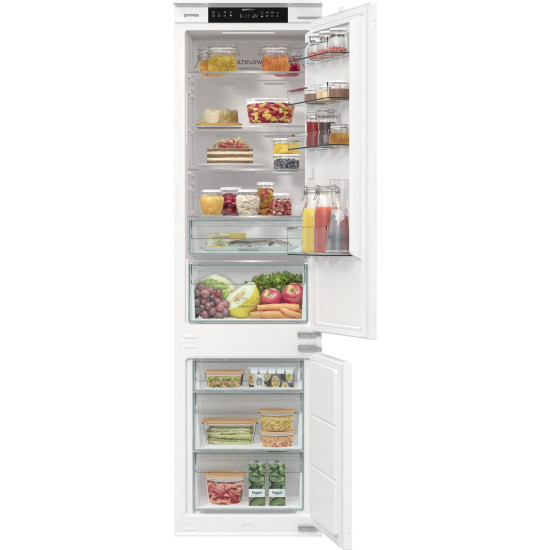 Gorenje NRKI519E41 Beépíthető kombinált alul fagyasztós hűtő