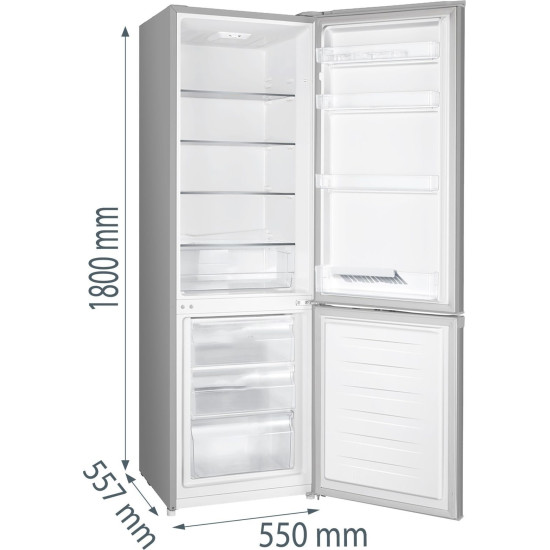 Gorenje RK418DPS4 Kombinált alulfagyasztós hűtőszekrény Gorenje RK418DPS4 Kombinált alulfagyasztós hűtőszekrény